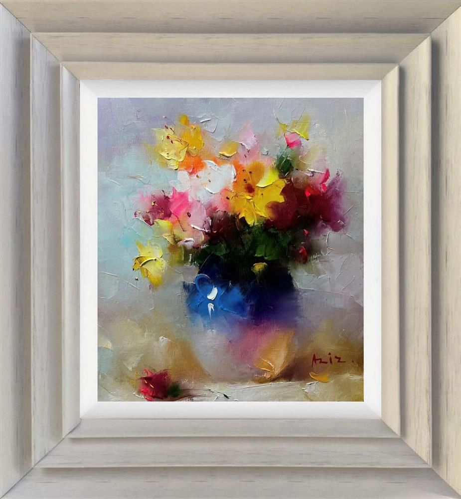 Aziz - 'Colourful Dreams' - Framed Original Artwork