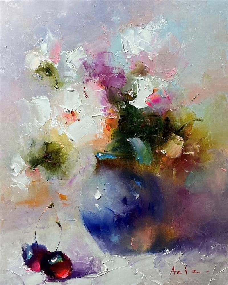 Aziz - 'My Heart Is Your Forever' - Framed Original Artwork