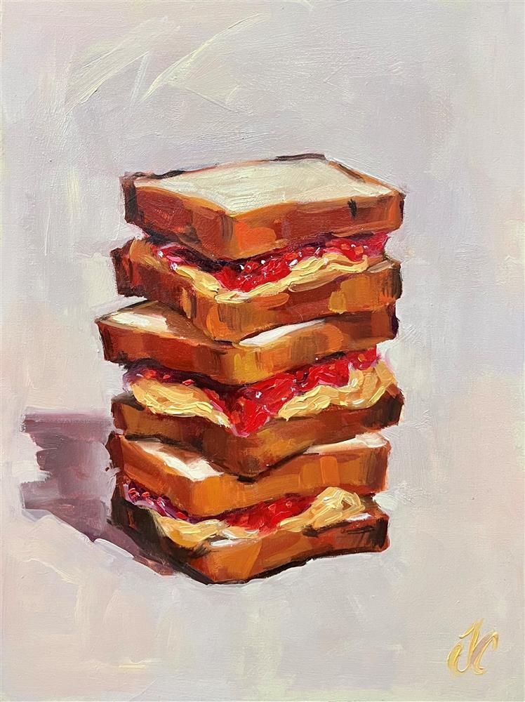 Joss Clapson - 'Triple Toast' - Framed Original Art