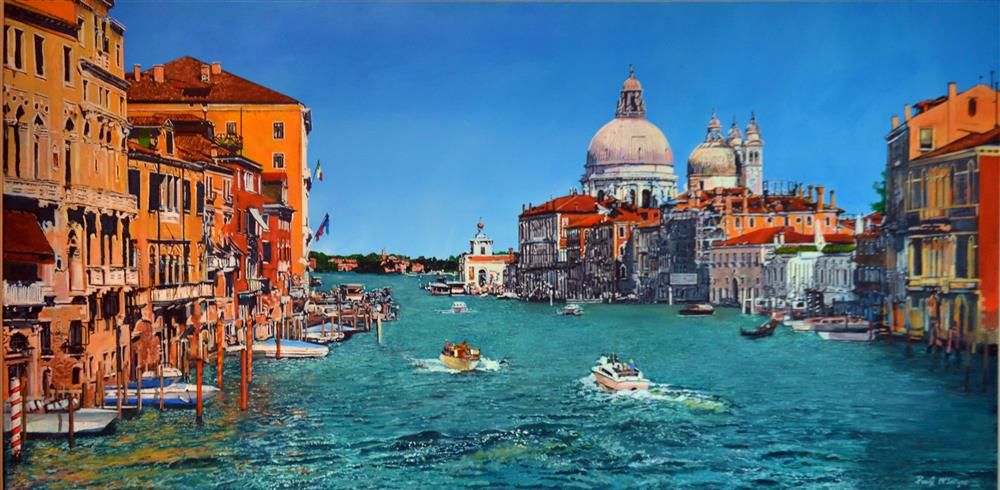 Paul McIntyre - 'Grand Canal' - Framed Original Art