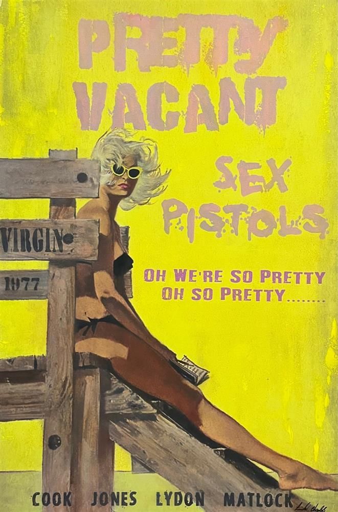 Linda Charles - 'Pretty Vacant' - Framed Original Artwork