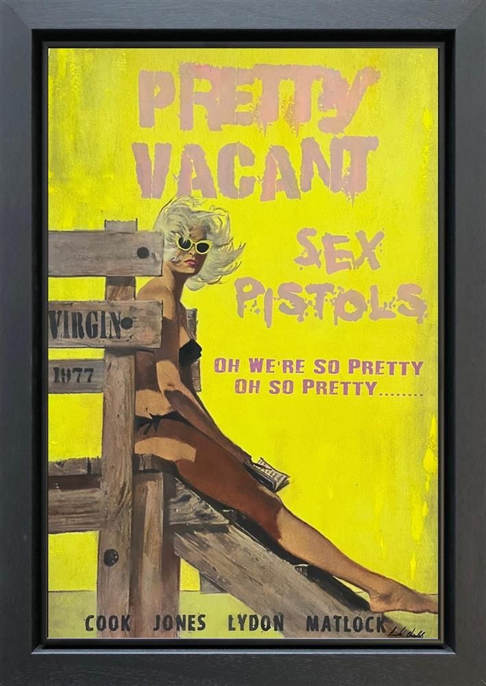 Linda Charles - 'Pretty Vacant' - Framed Original Artwork