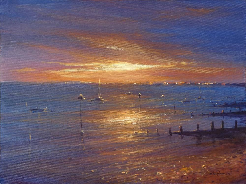 Mariusz Kaldowski - 'Evening Romance' - Framed Original Art