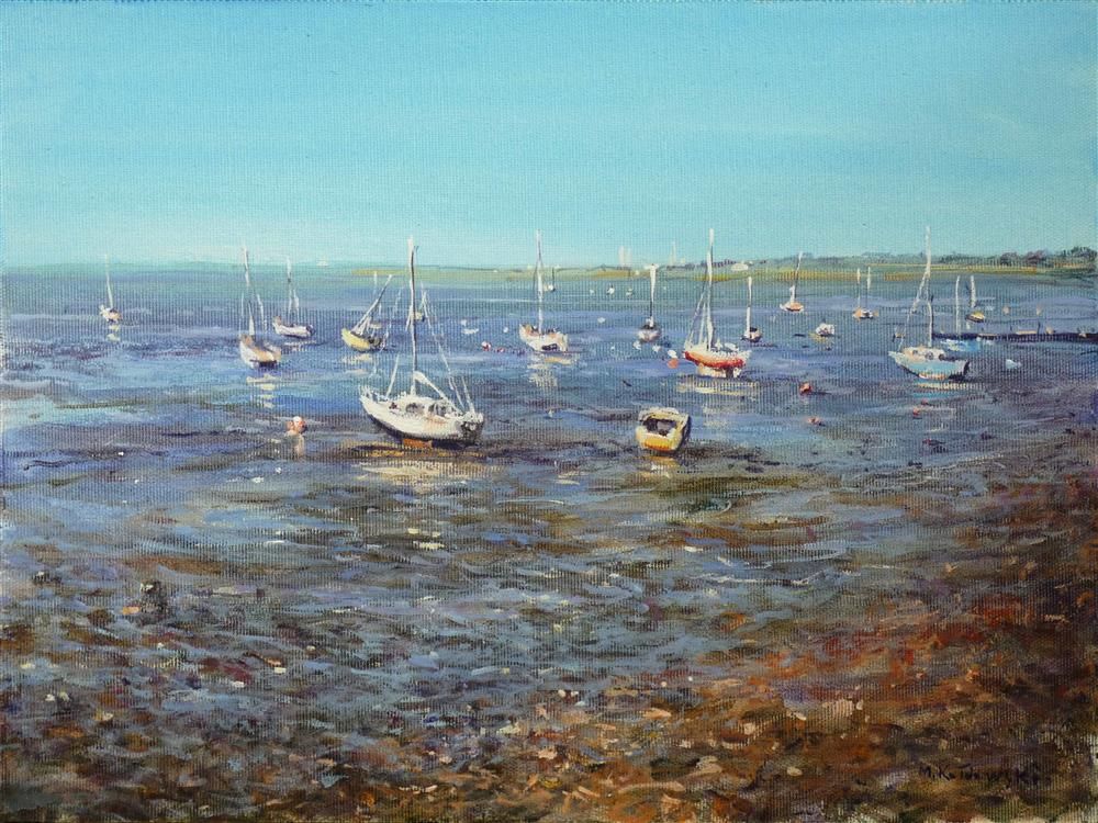 Mariusz Kaldowski - 'Leigh On Sea' - Framed Original Art