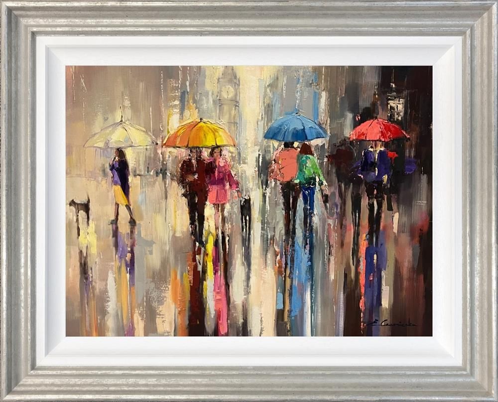 Ewa Czarniecka - 'Commute To Work' - Framed Original Art