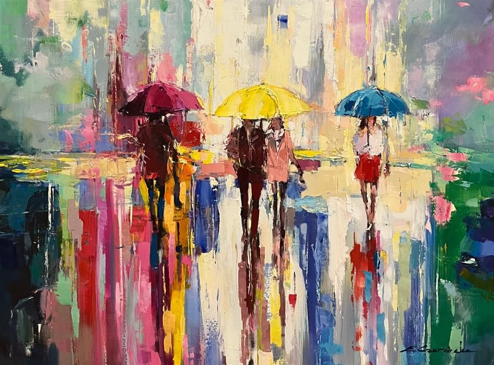 Ewa Czarniecka - 'Life In Colour' - Framed Original Art