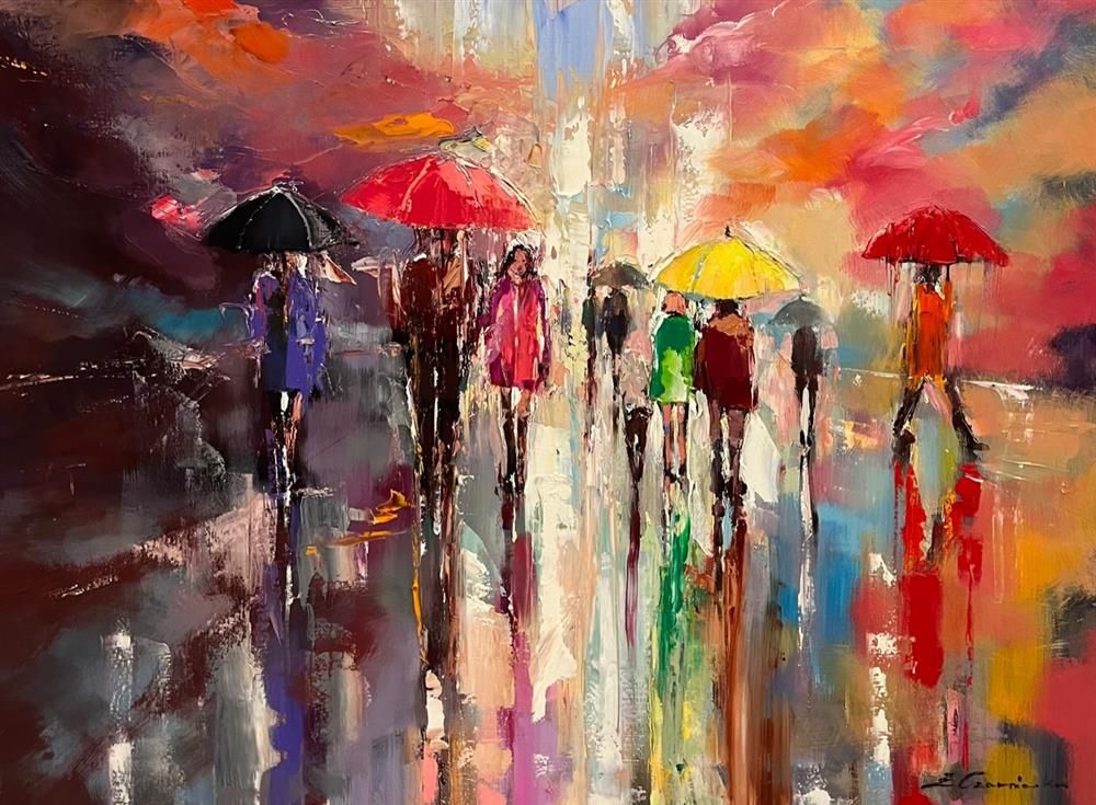 Ewa Czarniecka - 'Autumn Dreams' - Framed Original Art