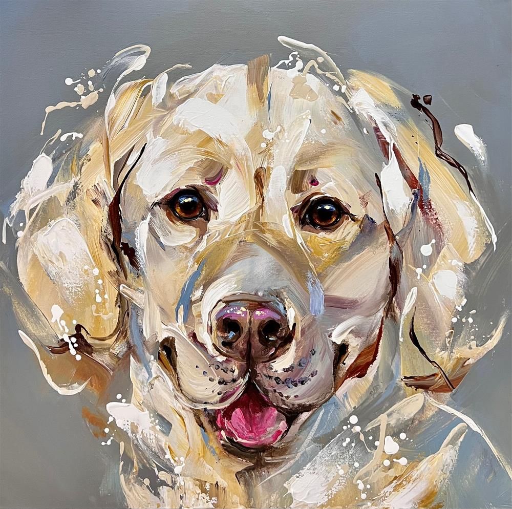 Anna Cher - 'Cooper' - Framed Original Artwork