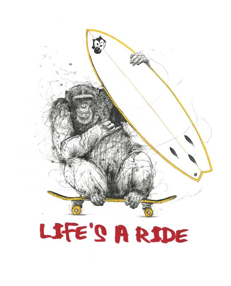 Scott Tetlow - 'Life's A Ride' - Framed Original Art