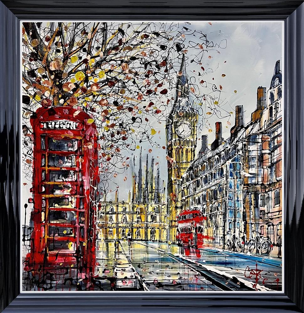 Nigel Cooke - 'Red Magic'  - Framed Original Artwork