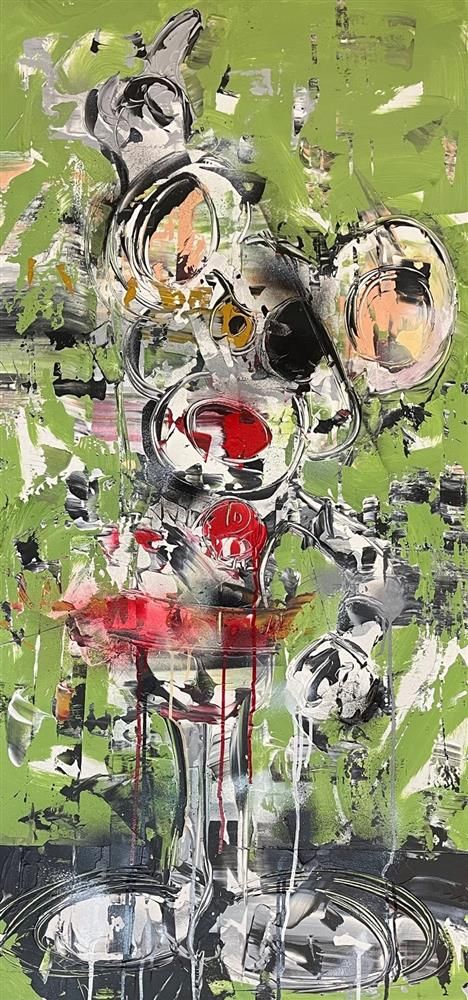 Jessie Foakes - 'Danger Mouse'  Framed Original Artwork