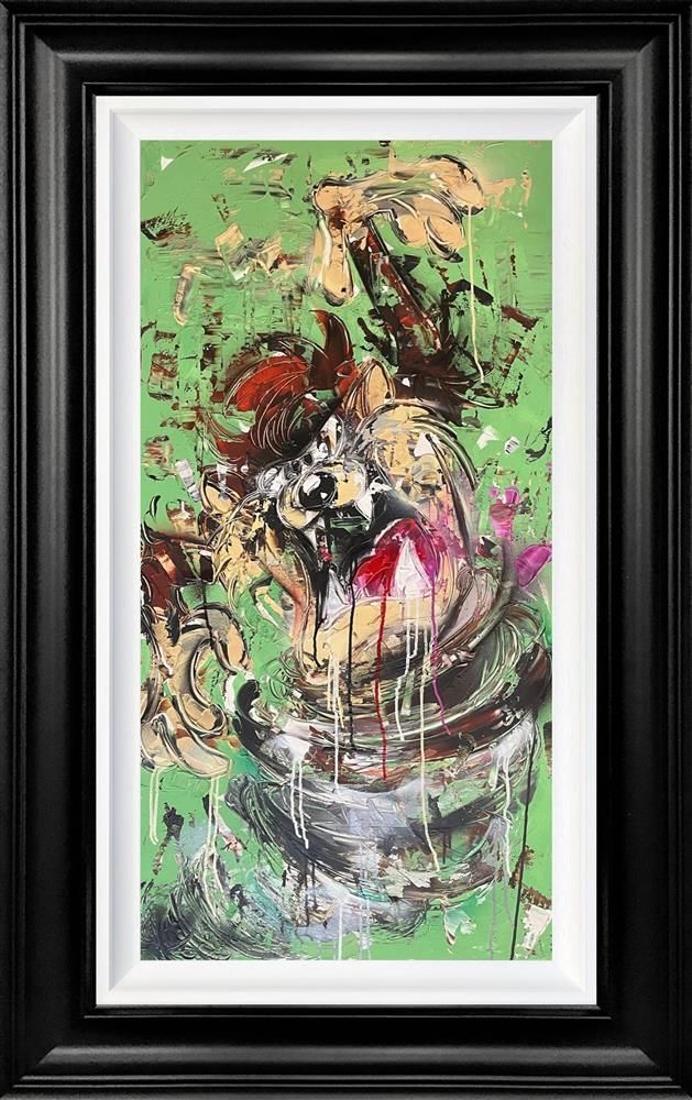 Jessie Foakes - 'Taz'  Framed Original Artwork