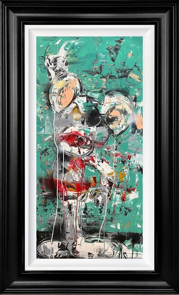 Jessie Foakes - 'Danger Is My Name'  Framed Original Artwork