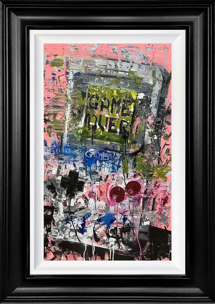 Jessie Foakes - 'Game Over'  Framed Original Artwork