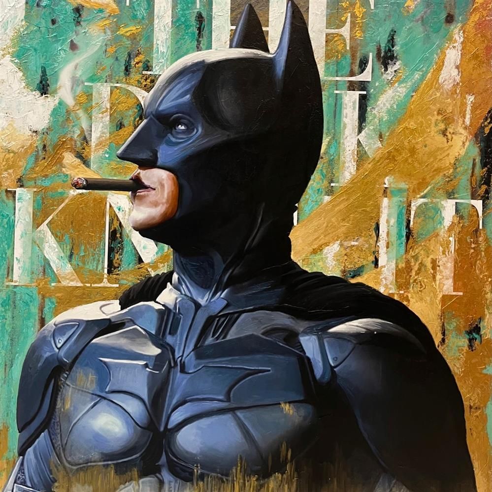 Sannib - 'The Dark Knight' - Framed Original Art