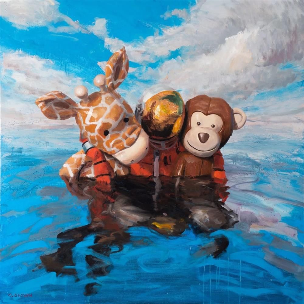 Andreas Claussen - 'Last Buddies' - Framed Original Art