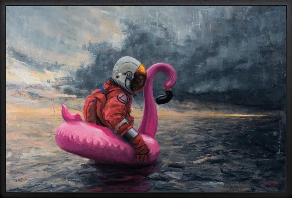 Andreas Claussen - 'I Will Make It To The Light' - Framed Original Art