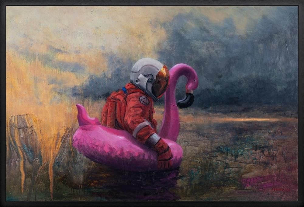 Andreas Claussen - 'I Will Survive The Storm' - Framed Original Art