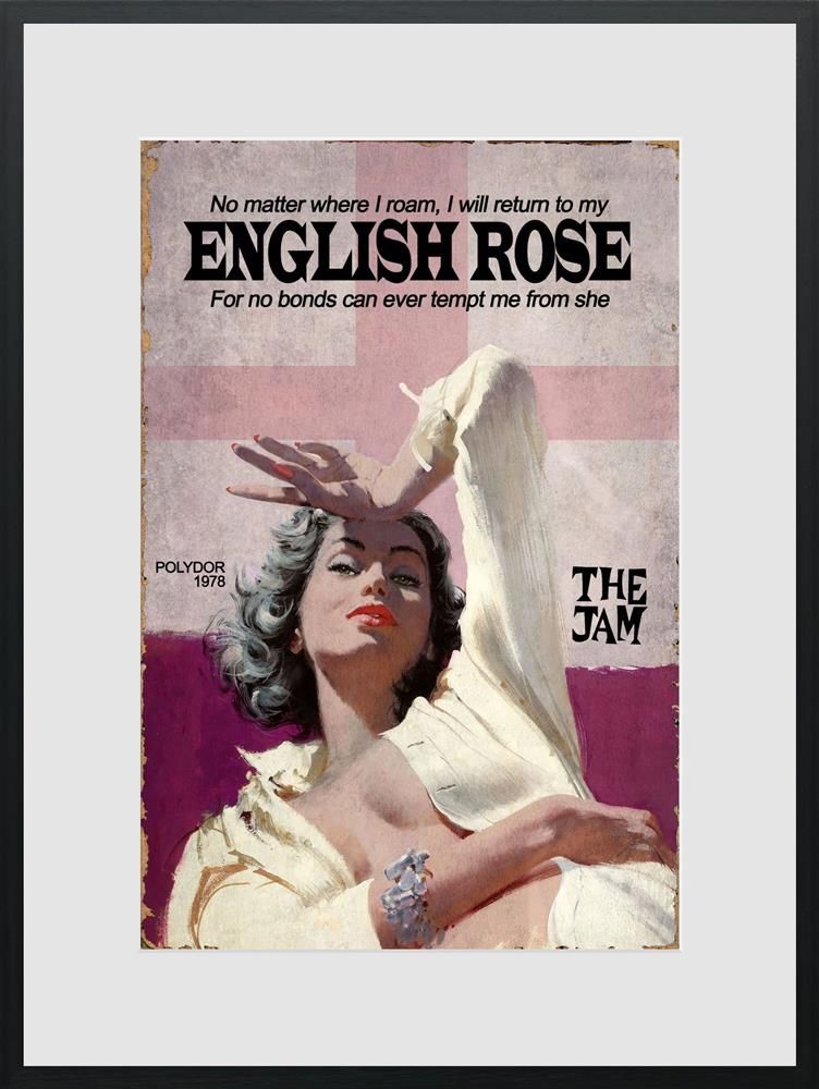 Linda Charles - 'English Rose' - Framed Limited Edition