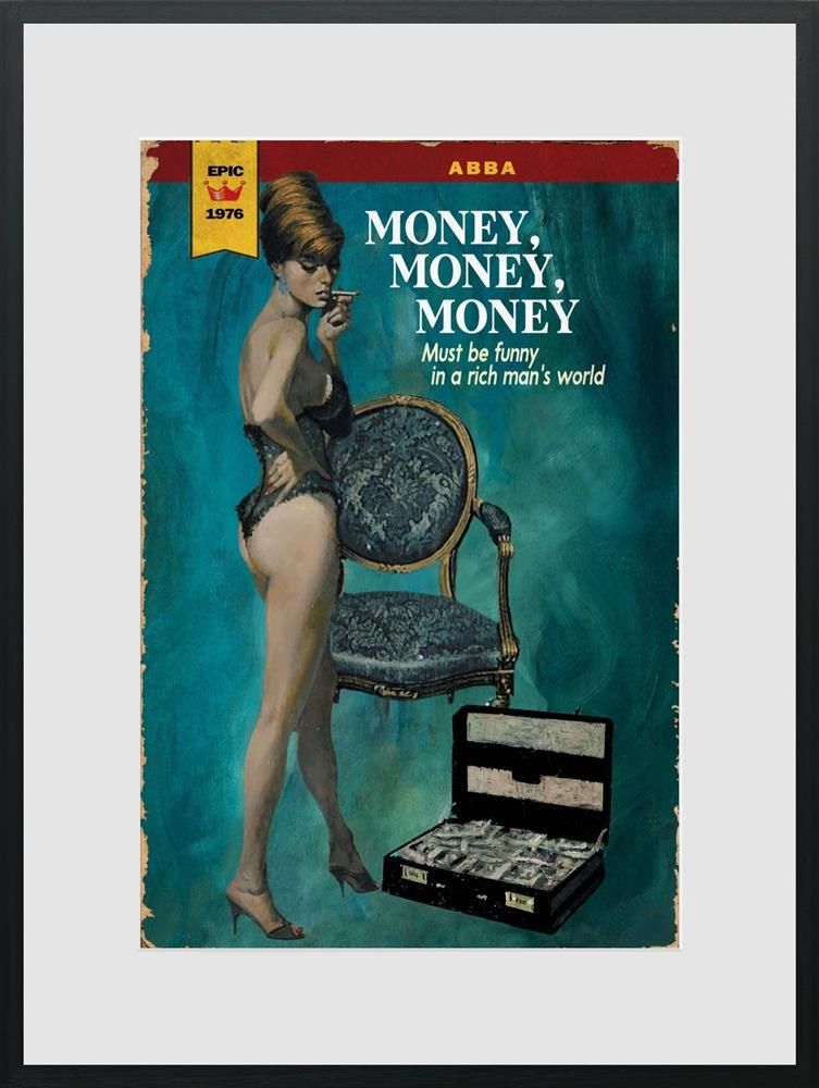 Linda Charles - 'Money, Money, Money' - Framed Limited Edition