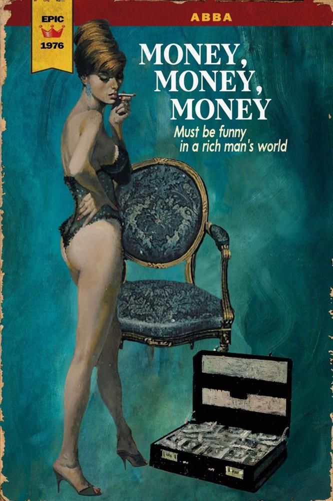 Linda Charles - 'Money, Money, Money-Miniature' - Framed Limited Edition