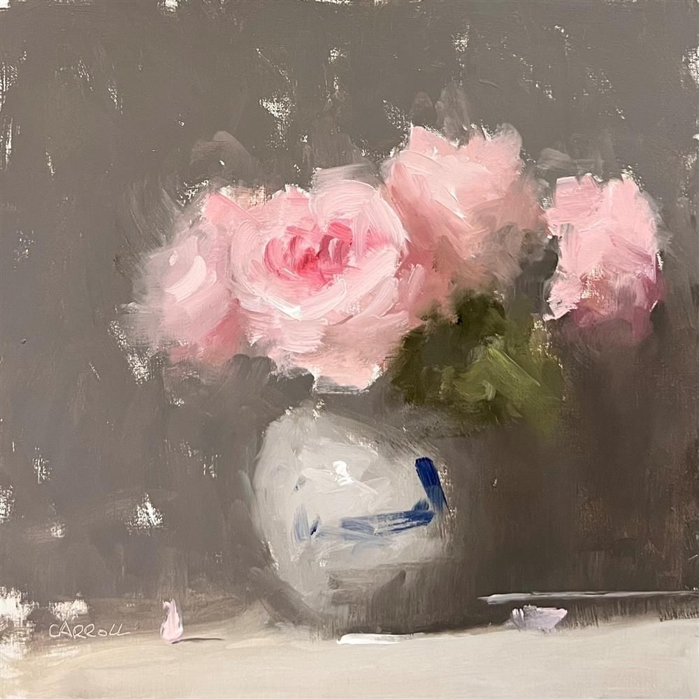 Neil Carroll - 'Roses For You' - Framed Original Painting