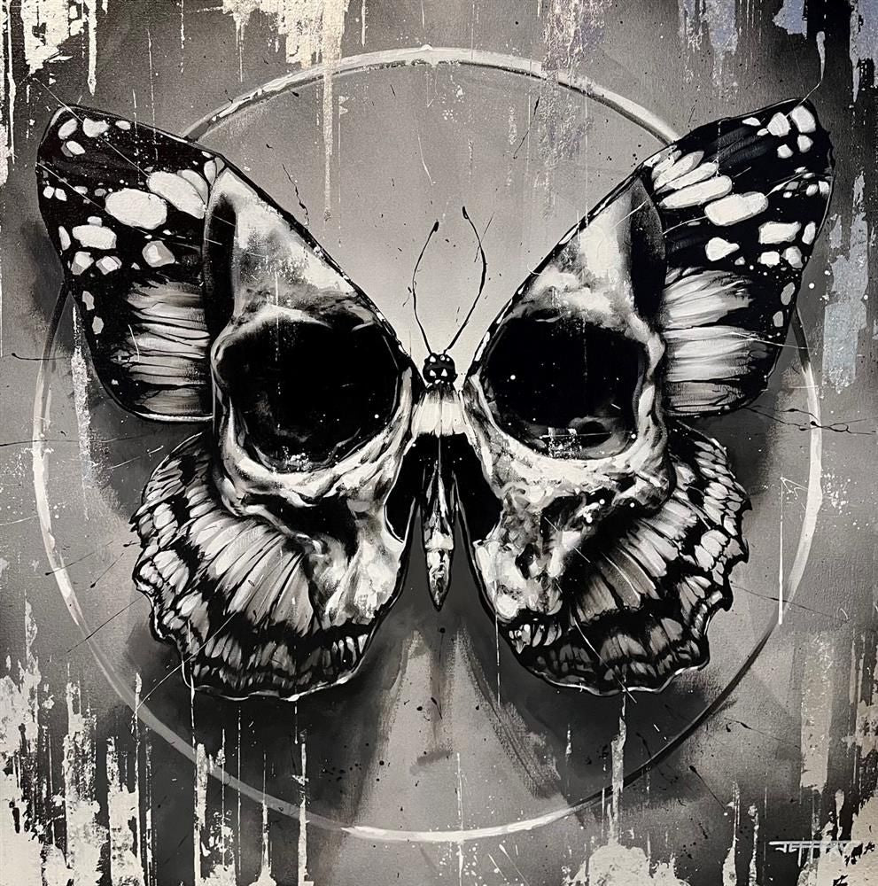 Ben Jeffery - 'Reborn Mono' - Framed Original Art