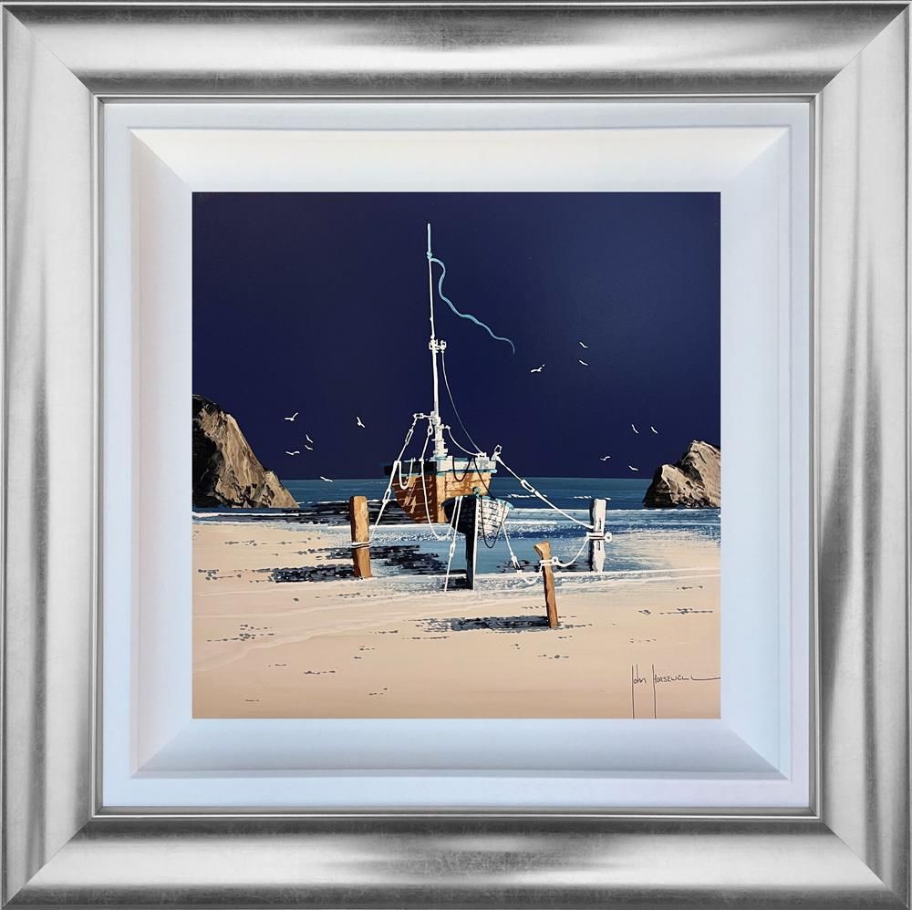 John Horsewell - 'Brownstone' - Framed Original Artwork