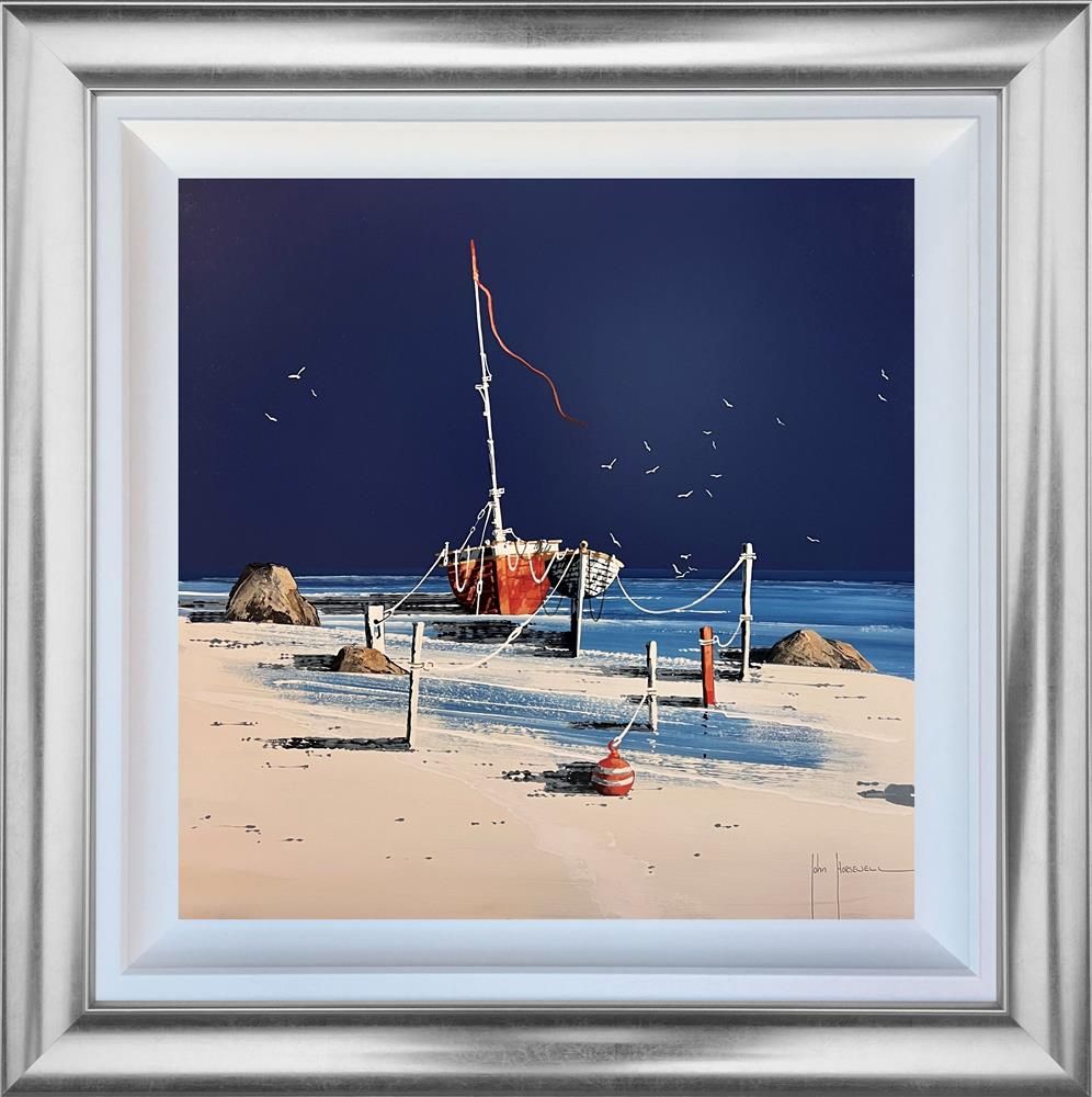 John Horsewell - 'Red Runner' - Framed Original Artwork