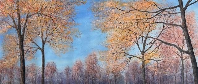 Chris Bourne - 'Radiant Autumn Day' - Framed Original Art