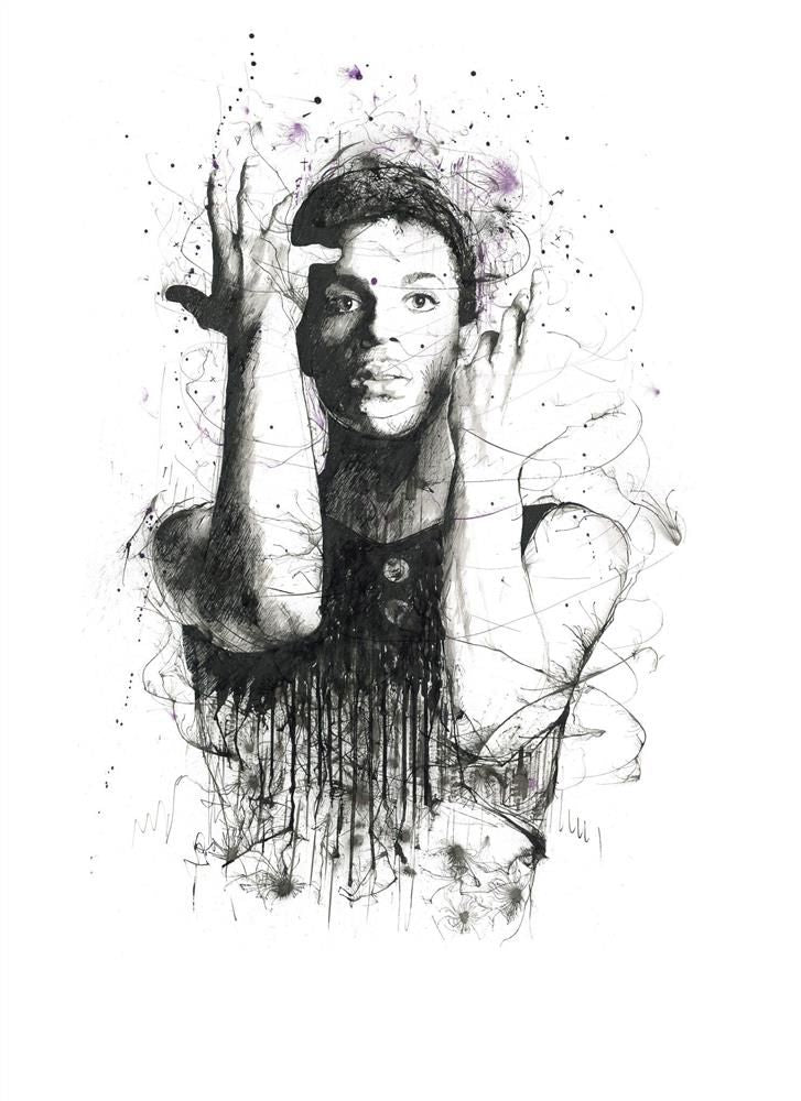Scott Tetlow - 'Prince' - Framed Original Art
