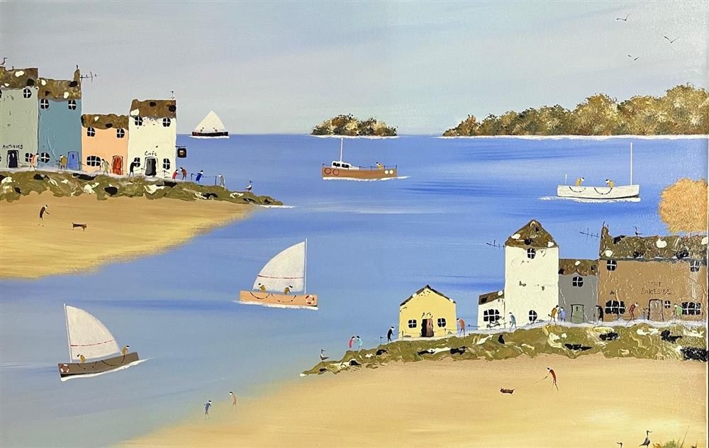 Lee McCarthy - 'Sailing The Bay' - Framed Original Art