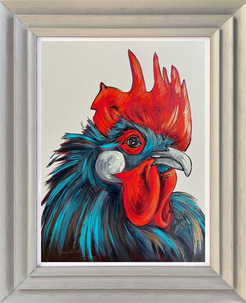 Amy Louise - 'Wake Up Call' - Framed Original Art