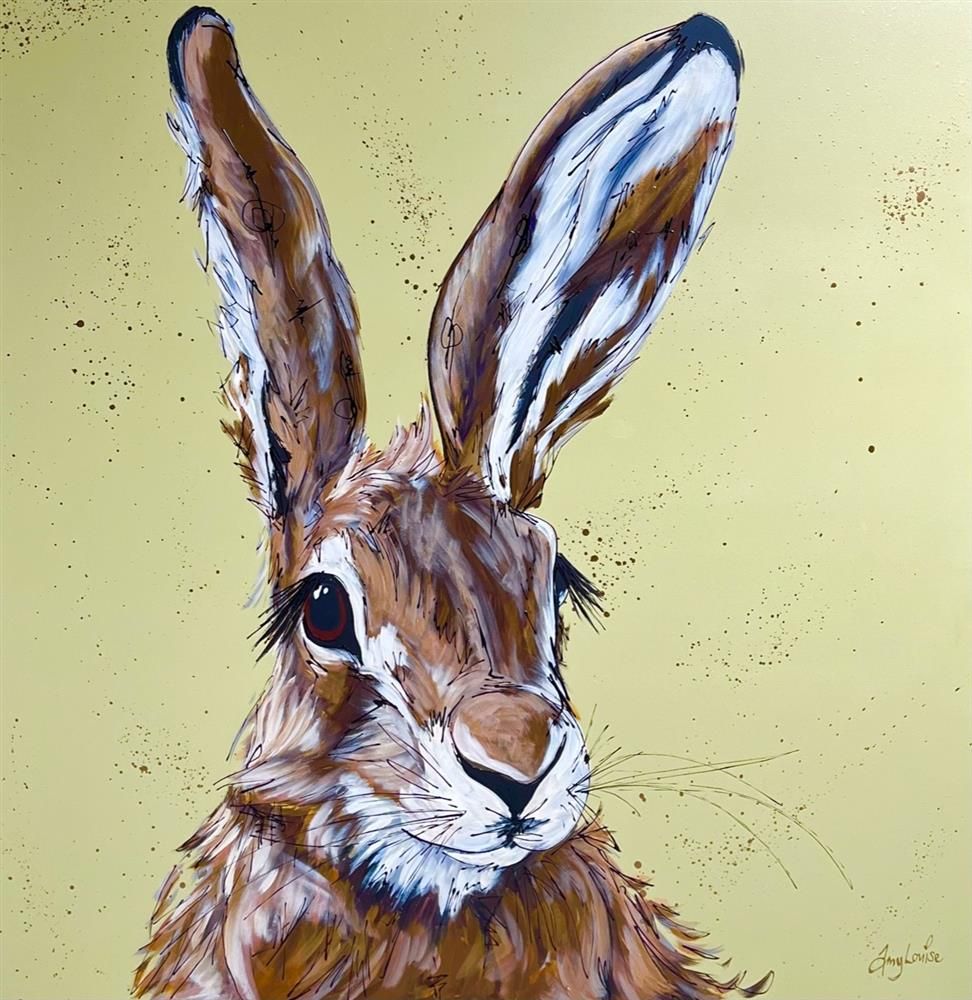 Amy Louise - 'Handsome Hopper' - Framed Original Art