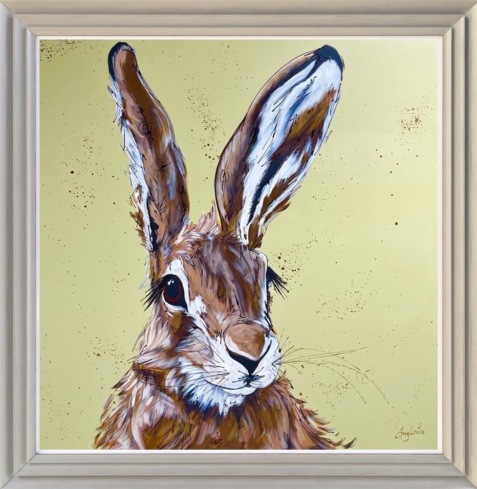 Amy Louise - 'Handsome Hopper' - Framed Original Art