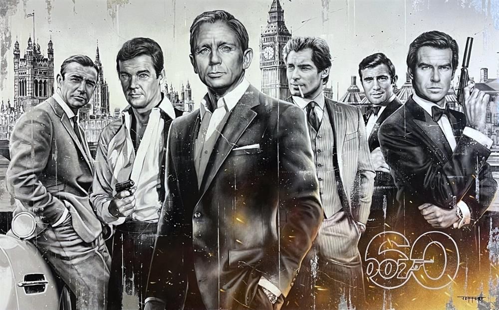 Ben Jeffery - 'Bond... James Bond ' - Studio Framed Limited Edition Art