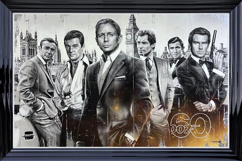 Ben Jeffery - 'Bond... James Bond ' - Studio Framed Limited Edition Art
