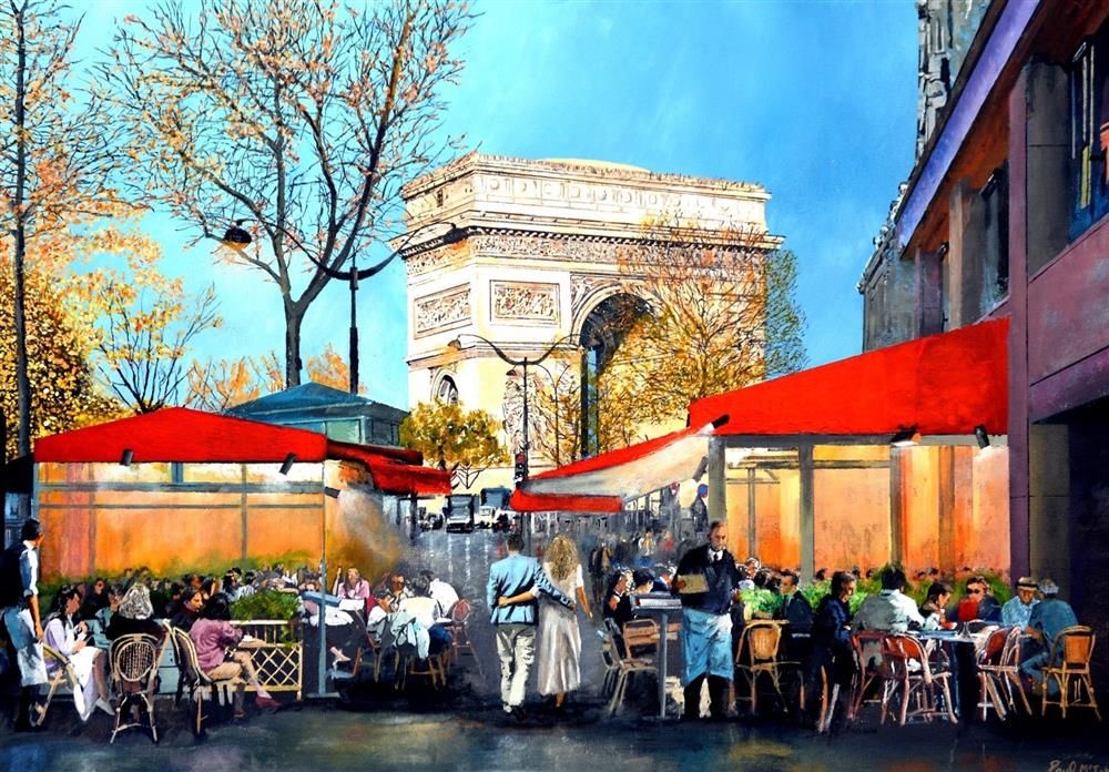Paul McIntyre - 'Paris Soiree' - Framed Original Art