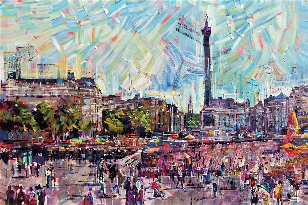 Colin Brown - 'London Walks' - Framed Original Art