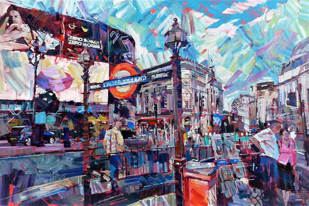 Colin Brown - 'Going Underground' - Framed Original Art