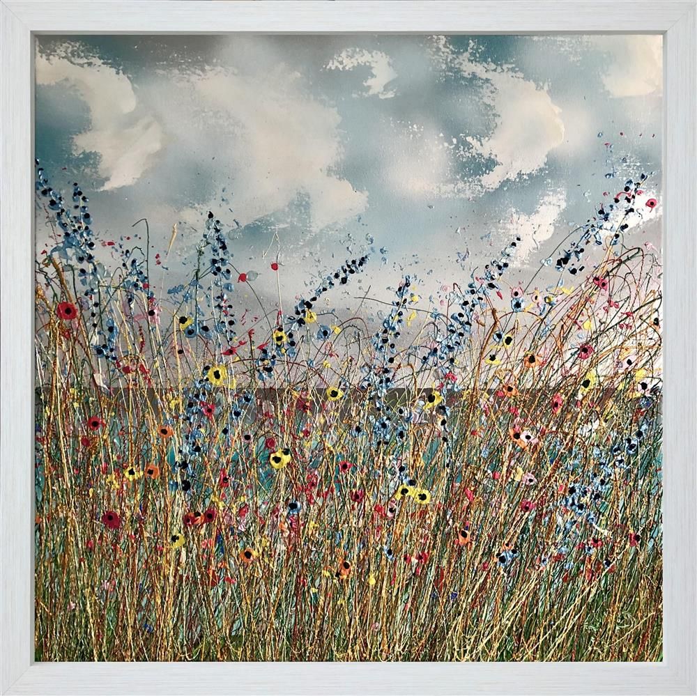 Lisa Pang- 'Golden Fields' - Framed Original Artwork