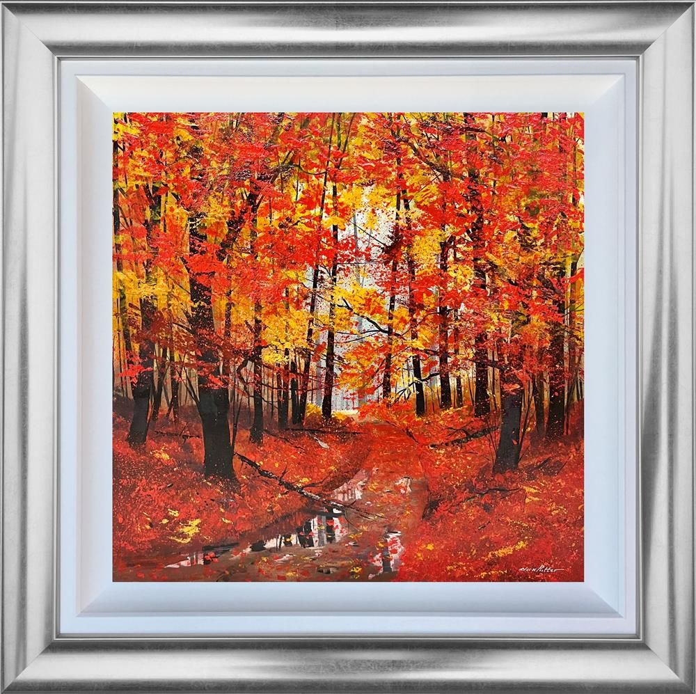 Nick Potter - 'Woodland Carpet' - Framed Original Art
