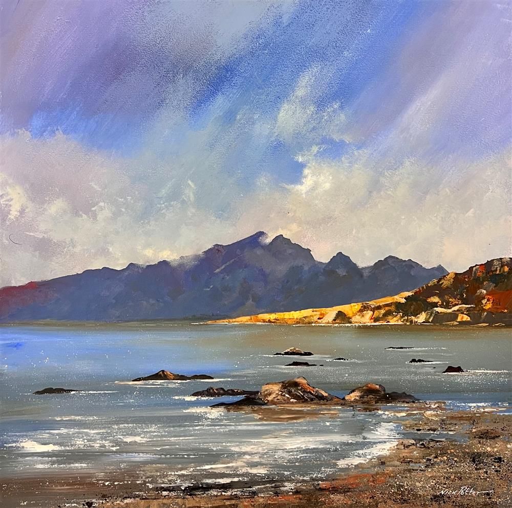 Nick Potter - 'Bla Bheinn ' - Framed Original Art