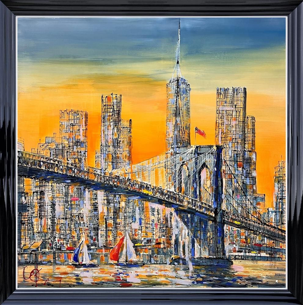 Nigel Cooke - 'Sunset Over Manhattan - Original Artwork