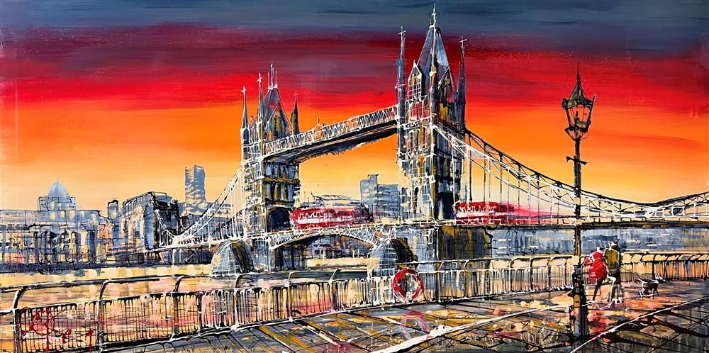 Nigel Cooke - 'Red Mist' - Original Artwork