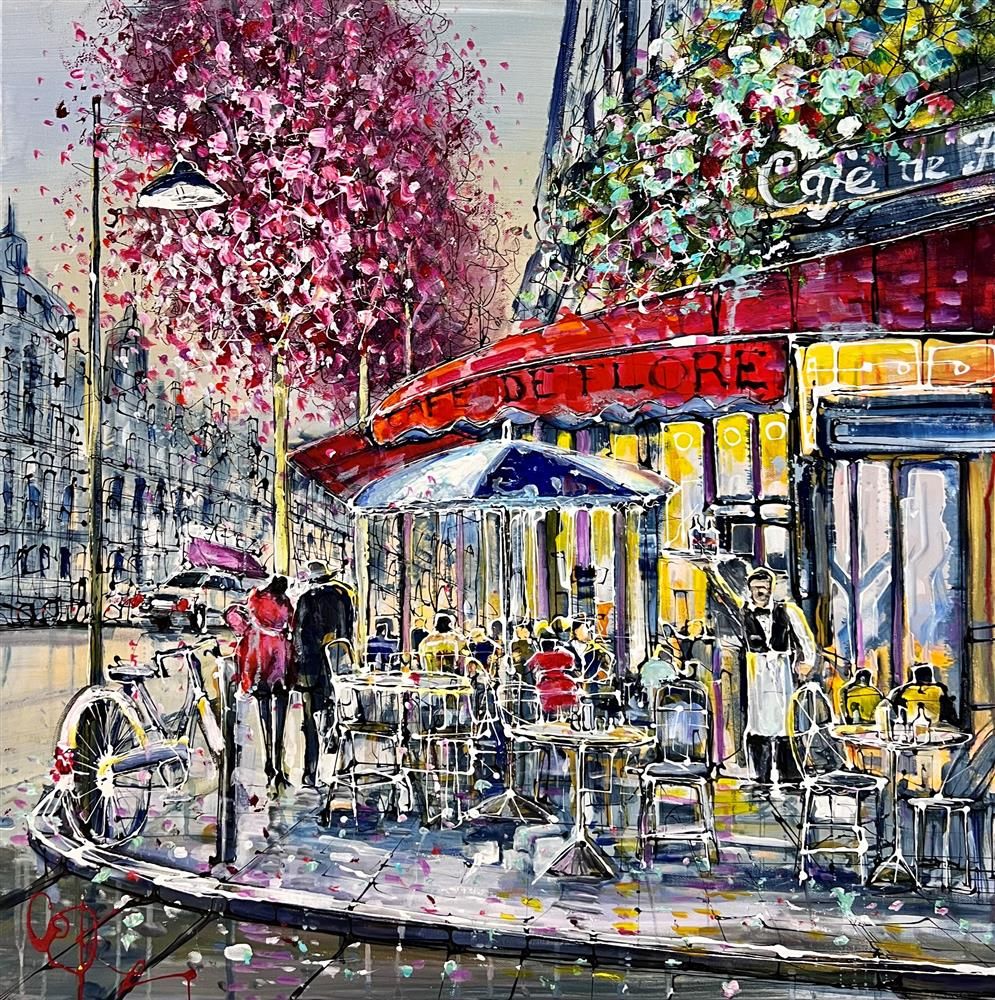 Nigel Cooke - 'Cafe De Flore' - Original Artwork