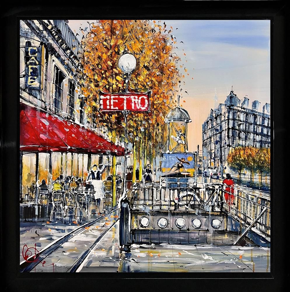 Nigel Cooke - 'Cafe Du Metro' - Original Artwork