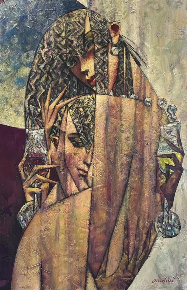 Andrei Protsouk - 'Mars And Venus' - Framed Original Art