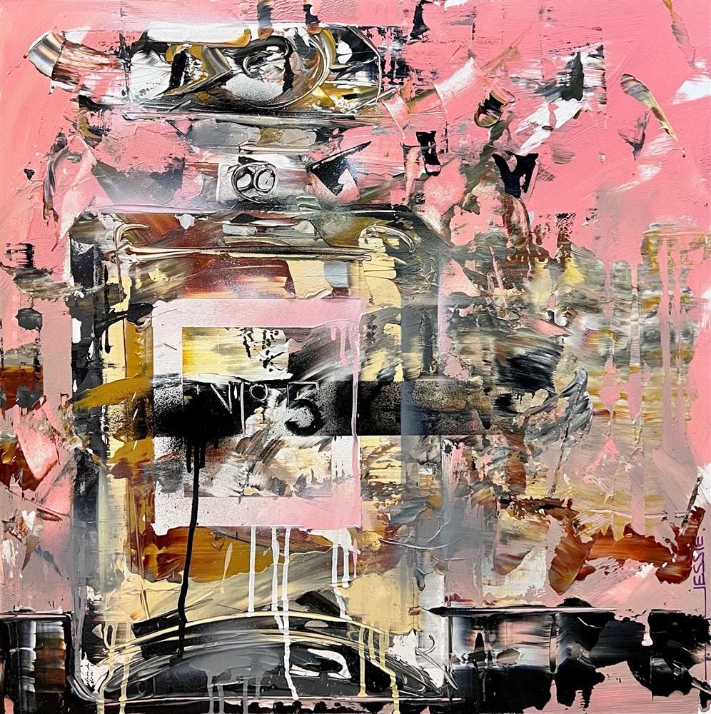 Jessie Foakes - 'Number 5'  Framed Original Artwork