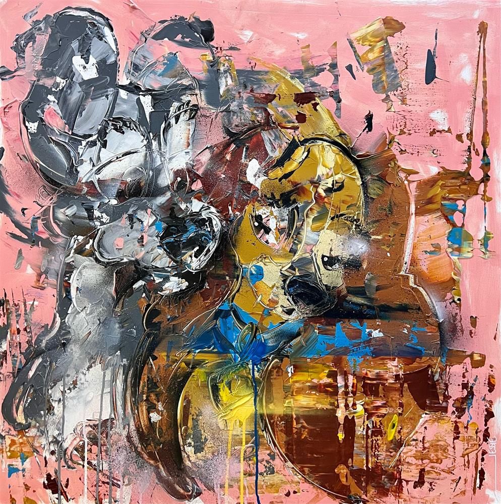 Jessie Foakes - 'Spaghetti Incident'  Framed Original Artwork